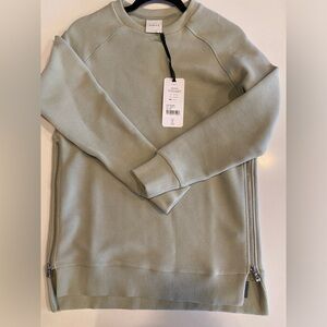 NWT Varley Manning sweatshirt side zip XXS